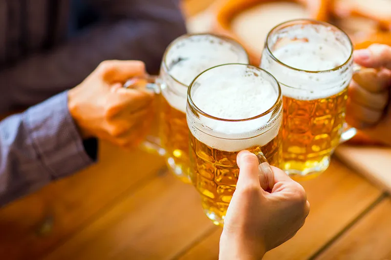 肉との相性が良い豊富なドリンクを用意